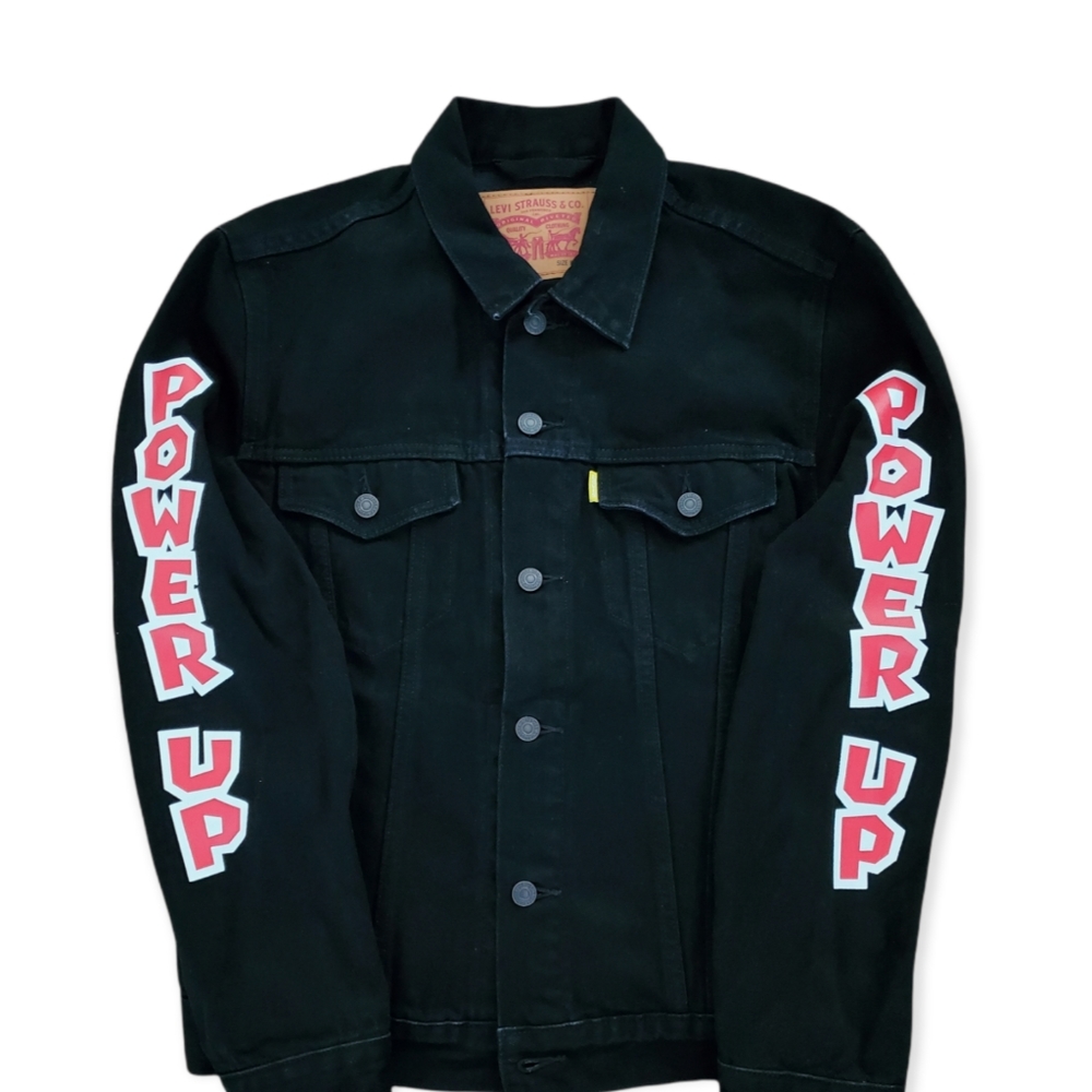 Levi Jean jacket x Super Mario collab
